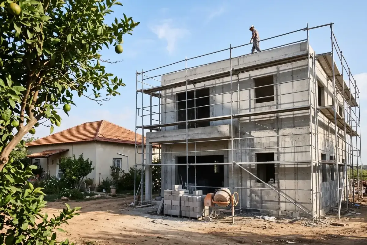 בית שני בבנייה בחלקת המגורים לצד הבית הוותיק, מה מקבלים אחרי תשלום דמי רכישה בנחלה